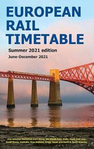 European Rail Timetable Summer 2021