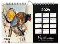Kalender 2024 - Vogelprenten van de Japanse meester Koson door Studio Colori