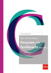 Sdu Commentaar Personen- en Familierecht (Boek 1 BW) 2020-2021