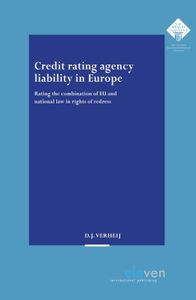 E.M. Meijers Instituut voor Rechtswetenschappelijk Onderzoek: Credit rating agency liability in Europe