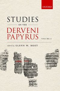 Studies on the Derveni Papyrus, volume II
