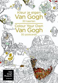 Kleur je eigen Van Gogh - 30 kaarten/Colour Your Own Van Gogh - 30 postcards