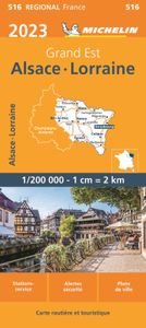 Michelin 516 Alsace, Lorraine / Elzas, Lotharingen 2023