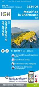 Massif Chartreuse Sud 1:25 000
