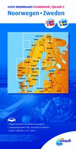 ANWB wegenkaart: Scandinavië/IJsland 5. Noorwegen/Zweden