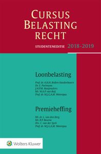 Loonbelasting/Premieheffing: Studenteneditie Cursus Belastingrecht Loonbelasting/Premieheffing 2018-2019
