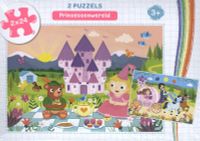 Prinsessenwereld - puzzel 2 x 24 stukjes