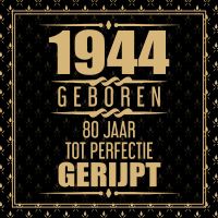 1940 Geboren 80 Jaar Tot Perfectie Gerijpt door Niek Wigman