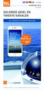 NL Waterland: Vaarkaart Gelderse IJssel en Twente Kanalen 2019