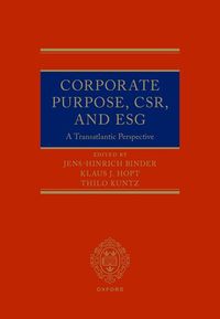 Corporate Purpose, CSR, and ESG