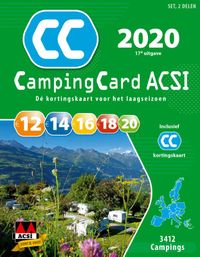 ACSI Campinggids: CampingCard ACSI 2020 Nederlandstalig - set 2 delen