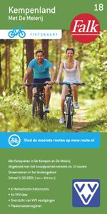 Falkplan fietskaart: Falk VVV fietskaart 18 Kempenland met De Meierij 2017-2019, 12e druk met fietsknooppunten