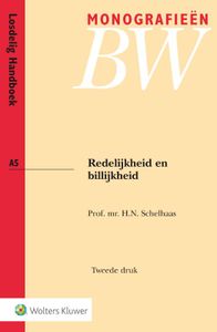 Monografieen BW: Redelijkheid en billijkheid