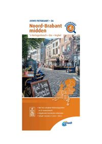 ANWB fietskaart: Fietskaart Noord-Brabant midden 1:66.666