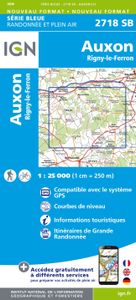 Aix-Villemaur-Pâtis Auxon 1:25 000