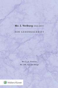 Mr. J. Verburg (1924-2017). Een gedenkschrift