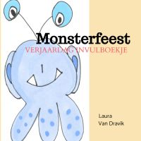 Verjaardag invulboekje monsterfeest door Laura van Dravik
