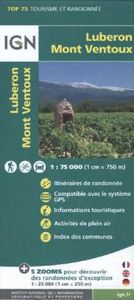 IGN 75 000 Luberon Mont Ventoux