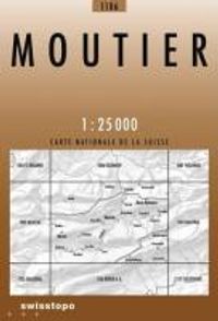 Swisstopo 1 : 25 000 Moutier