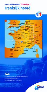 ANWB wegenkaart: Frankrijk 2 Frankrijk noord