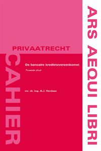 Ars Aequi Cahiers - Privaatrecht: De bancaire kredietovereenkomst