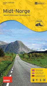 Noorwegen Midden wegenkaart