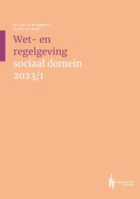 Wet- en regelgeving sociaal domein 2023/1