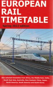 European Rail Timetable Spring 2022