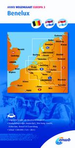 ANWB wegenkaart: Europa 3 Benelux