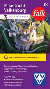Falk citymap & more: Falk/VVV city map & more 08 Maastricht en Valkenburg 1e druk recente uitgave