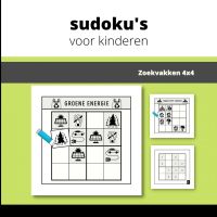 Educatieve sudoku's voor kinderen door Mieke Stevens