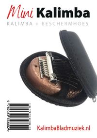 Mini-kalimba met beschermhoes