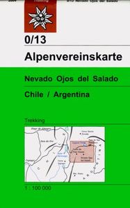 DAV Alpenvereinskarte 0/13 Nevado Ojos del Salado 1 : 100 000
