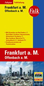 Falk Falkplan Falkfaltung Frankfurt a.M. / Offenbach a.M. 1 : 16 500 - 1 : 27 500