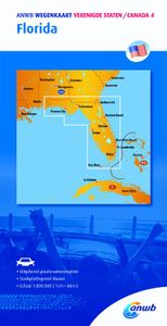 ANWB wegenkaart: Verenigde Staten/Canada 4 Florida