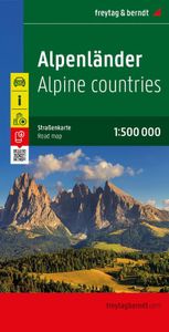 The Alps (A, Ch, F, I, Slo) Road Map 1:500 000 door Freytag Berndt Autokt. Alpenl?nder