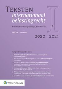 Teksten Internationaal belastingrecht 2020/2021