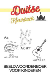 Duitse Kleurboek Beeldwoordenboek voor kinderen