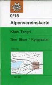 DAV Alpenvereinskarte 0/15 Khan Tengri, Tien Shan / Kyrgyzstan 1 : 100 000