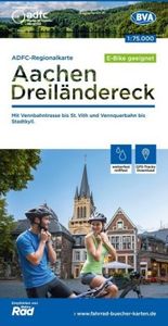 ADFC-Regionalkarte Aachen /Dreiländereck, 1:75.000, reiß- und wetterfest, GPS-Tracks Download