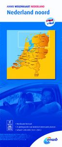ANWB wegenkaart: NEDERLAND NOORD 1:200.000