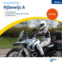 ANWB rijopleiding: ANWB Theorieboek Rijbewijs A - Motorfiets + CD-ROM