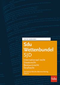 Educatieve wettenverzameling: Sdu Wettenbundel Sociaal Juridische Dienstverlening 2020-2021 (set 2 ex)