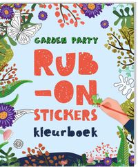 Rub-on-stickers Kleurboeken - Garden party