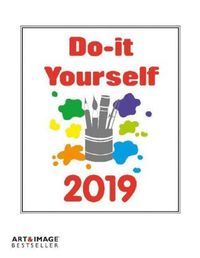 Do-it-Yourself Foto Bastelkalender 2019 groß. Bastelpapier weiß