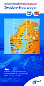 ANWB wegenkaart: Scandinavië/IJsland 6 Zweden/Noorwegen