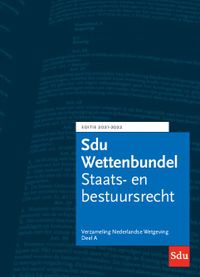 Sdu Wettenbundel 2021-2022 (set a 3 delen)
