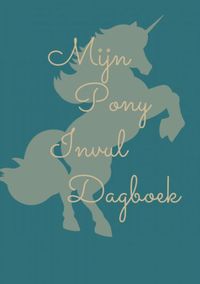 Mijn pony invul dagboek groen door Kris Degenaar