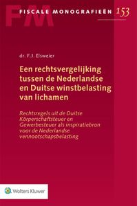 Fiscale monografieën: Een rechtsvergelijking tussen de Nederlandse en Duitse winstbelasting van licham