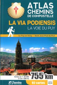 Via podiensis - la voie du Puy atlas chemin Compostelle